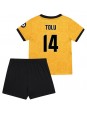 Wolves Tolu Arokodare #14 Domácí dres pro děti 2025-26 Krátký Rukáv (+ trenýrky)